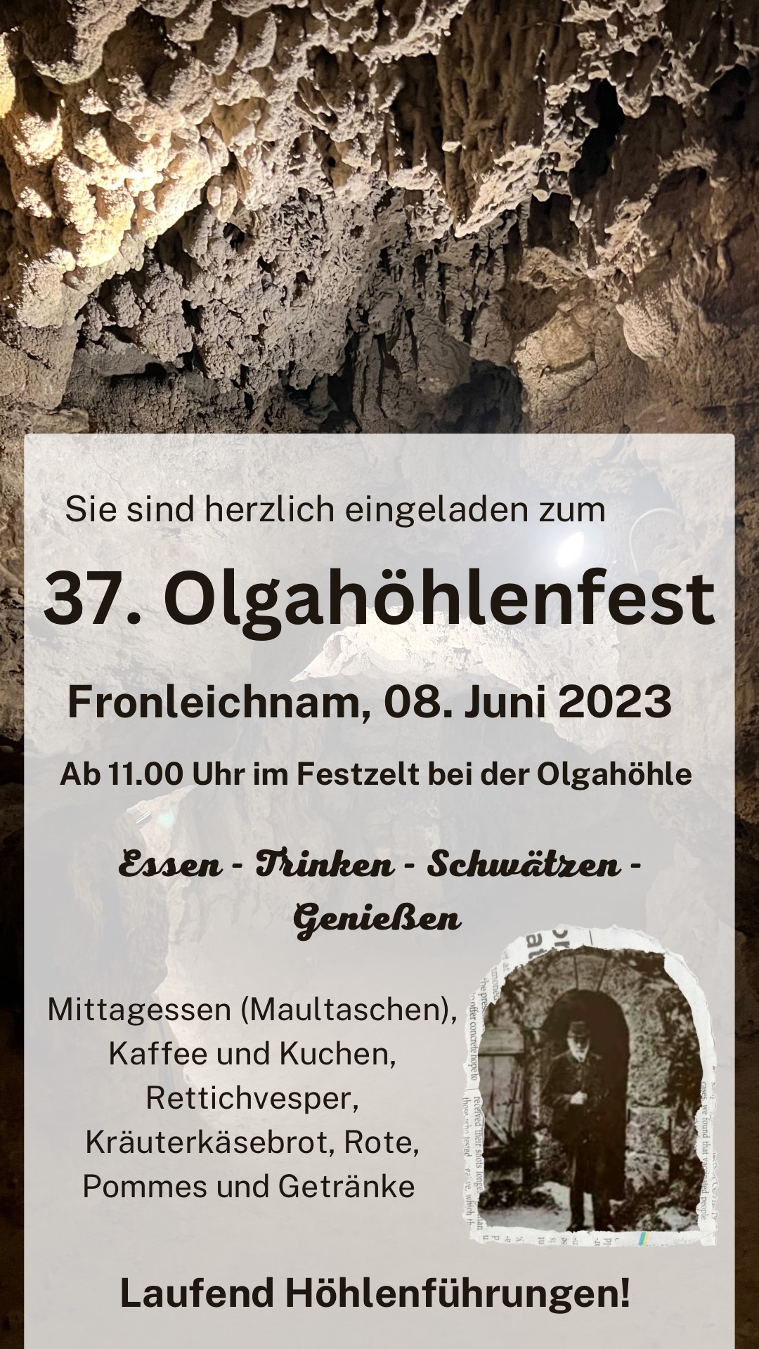 Olgahöhlenfest in Honau 